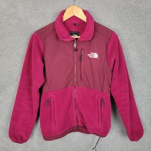 The North Face Women's Denali Polartec Full Zip Fleece Jacket Cherry, Pink Sz S.